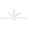 Ekena Millwork Davenport Architectural Grade PVC Gable Bracket, 108"W x 40 1/2"H x 4"D x 6"F, 9/12 Pitch GBP108X41X0406DAV00 - alternate 4